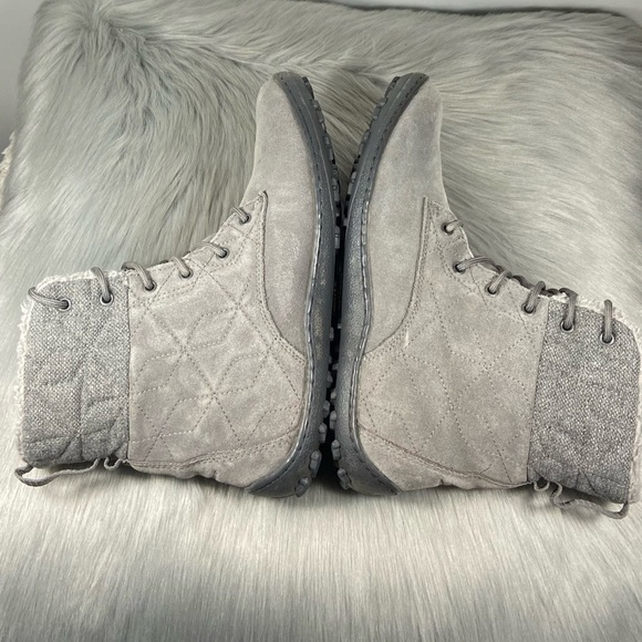 Columbia Powder Summit Wool Women Gray Waterproof Boots - Picture 6 of 8